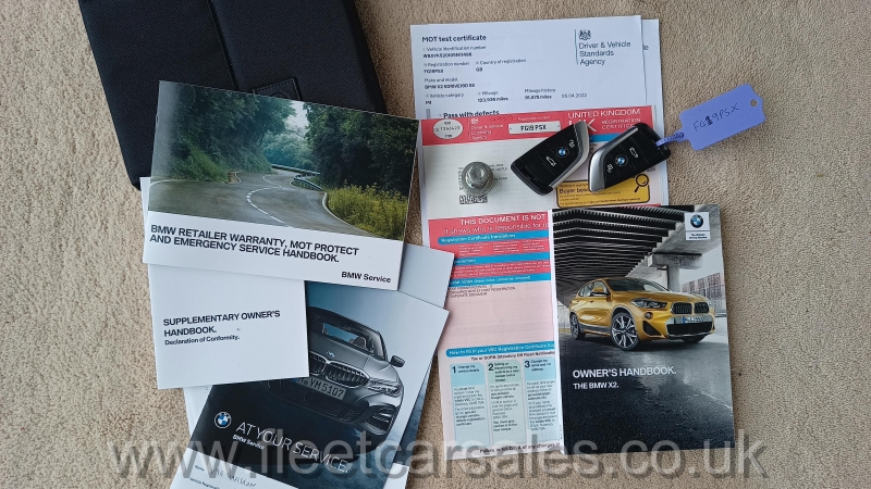 bmw x2 service records